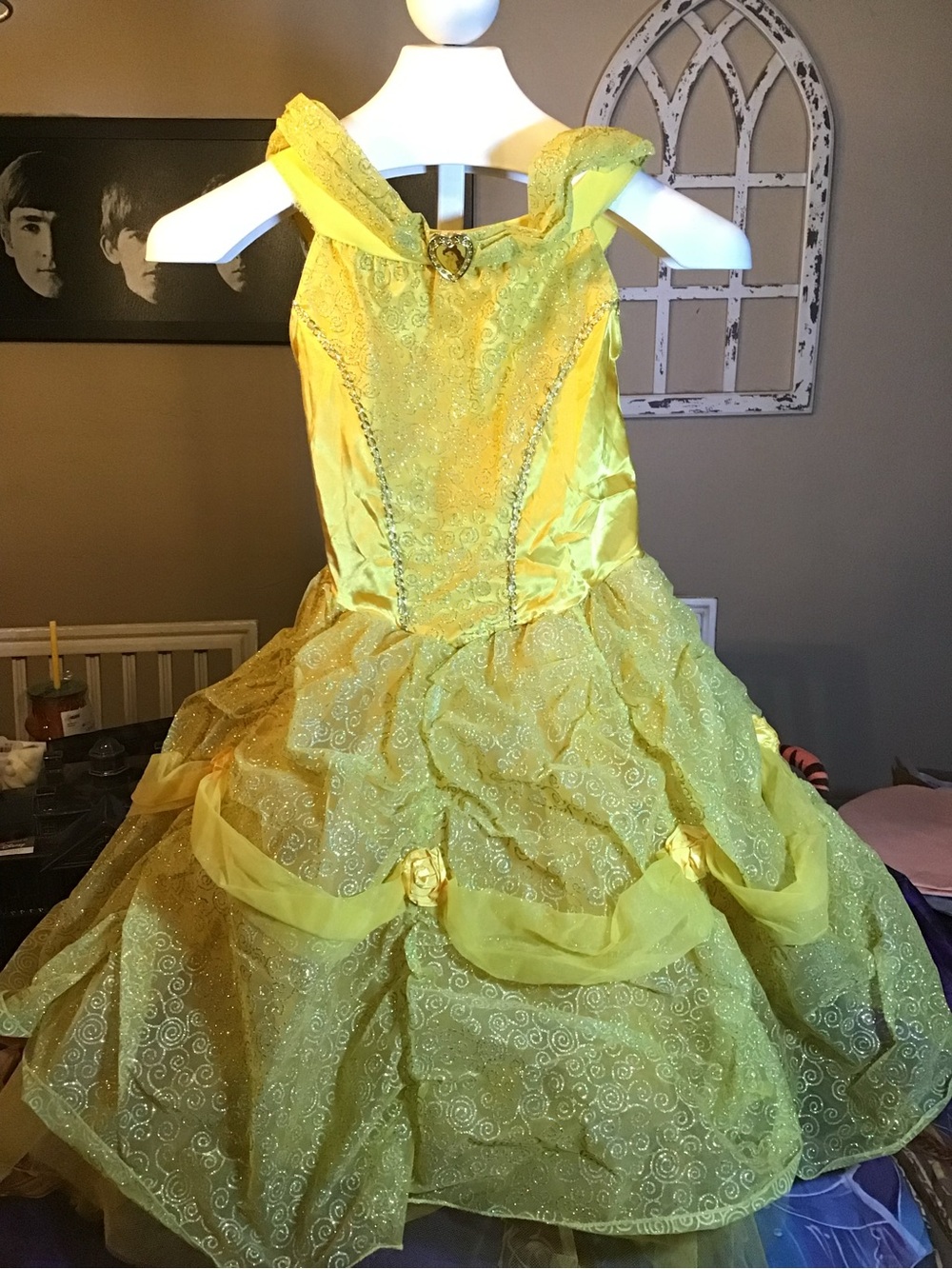 Walt disney world resort beauty and the beast Belle girl dress size medium 7/8